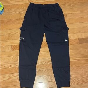 Nike Kids navy blue cargo Jogger Pants